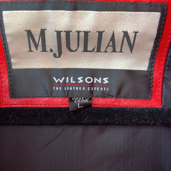 PRICE DROP FOR CHRISTMAS🎄M. JULIAN WILSON LEATHER BIKER/CASUAL OUTER WEAR VEST! - Picture 8 of 14